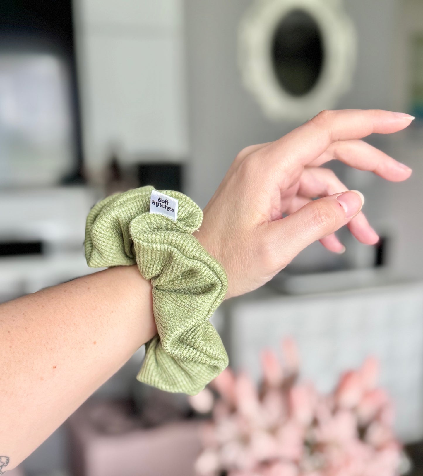 Sage Scrunchie