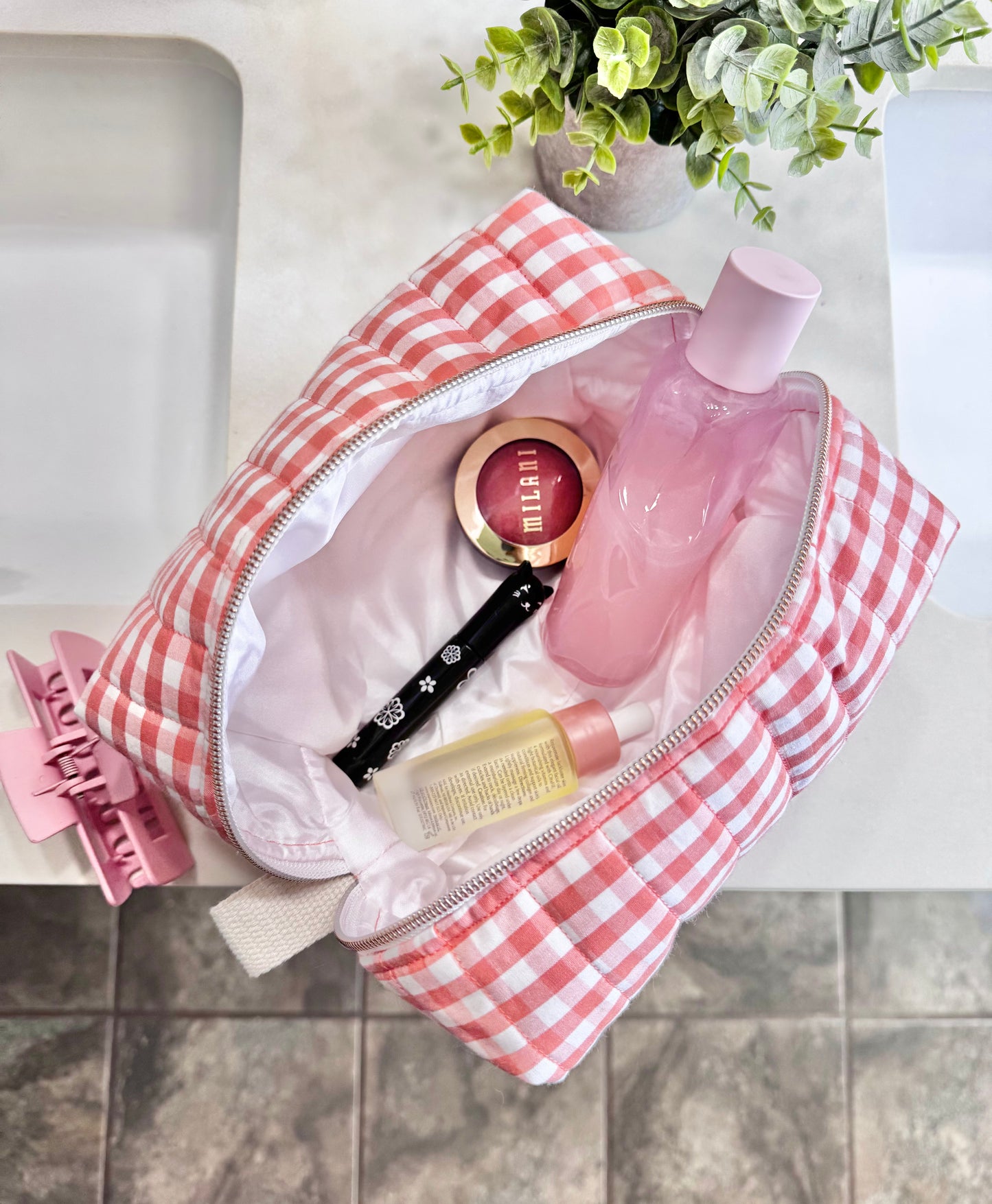 Gingham bag