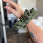 Olive scrunchie