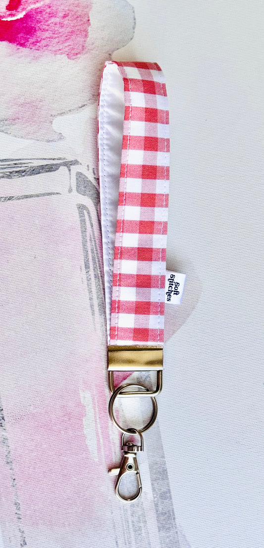 Gingham Wristlet